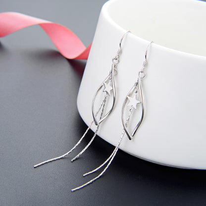 925 Sterling Silver Cactus Drop Earrings - 2.7g Instagrammable Botanical Dangle Earrings for Women