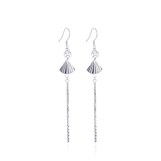 925 Sterling Silver Cactus Earrings - White Gold Plated Luxury Botanical Earrings for Women