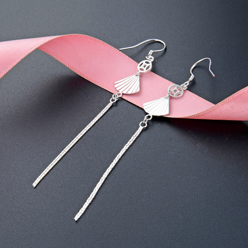 925 Sterling Silver Cactus Earrings - White Gold Plated Luxury Botanical Earrings for Women
