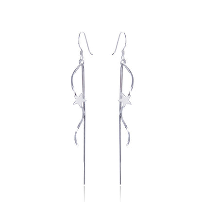 925 Sterling Silver Cartoon Hook Earrings - 2.1g Playful Dangle Earrings for Women