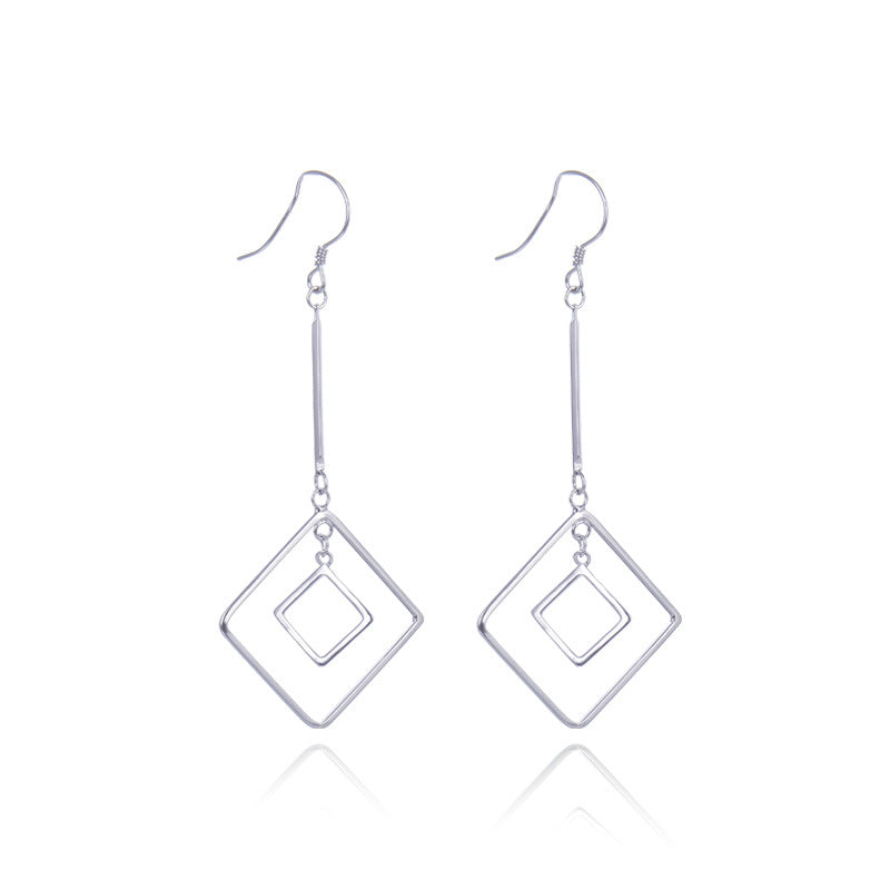 925 Sterling Silver Cartoon Hoop Earrings - 2.9g Playful Everyday Earrings for Women