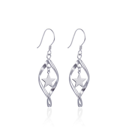 925 Sterling Silver Cartoon Hoop Earrings - Playful Everyday Earrings for Women
