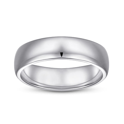 925 Sterling Silver Curved Statement Ring – Minimalist Geometric Band
