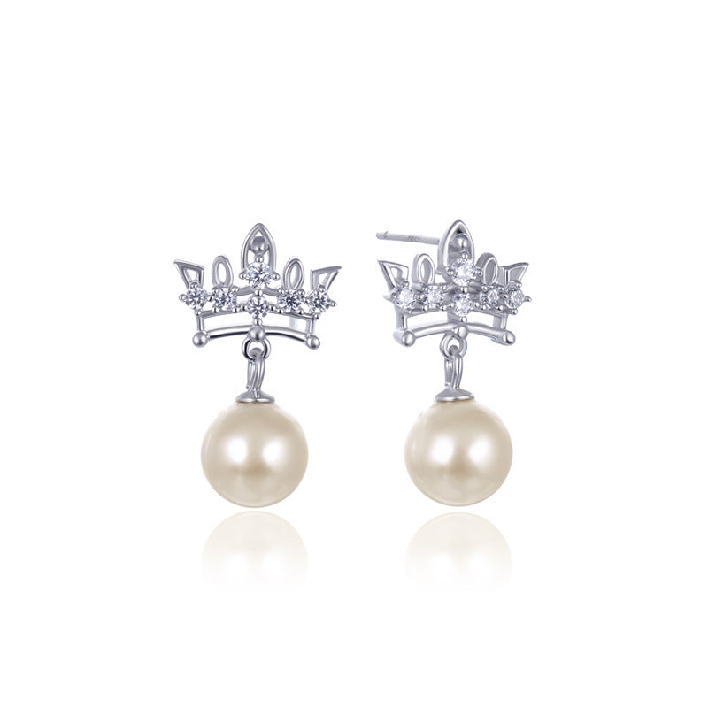 925 Sterling Silver Diamond Fortune Toad Stud Earrings - 2g Instagrammable Chinese Style Earrings with Plastic Backs