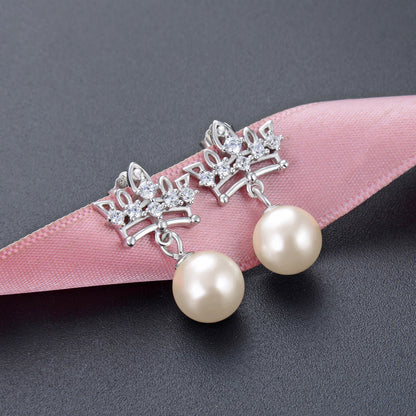 925 Sterling Silver Diamond Fortune Toad Stud Earrings - 2g Instagrammable Chinese Style Earrings with Plastic Backs
