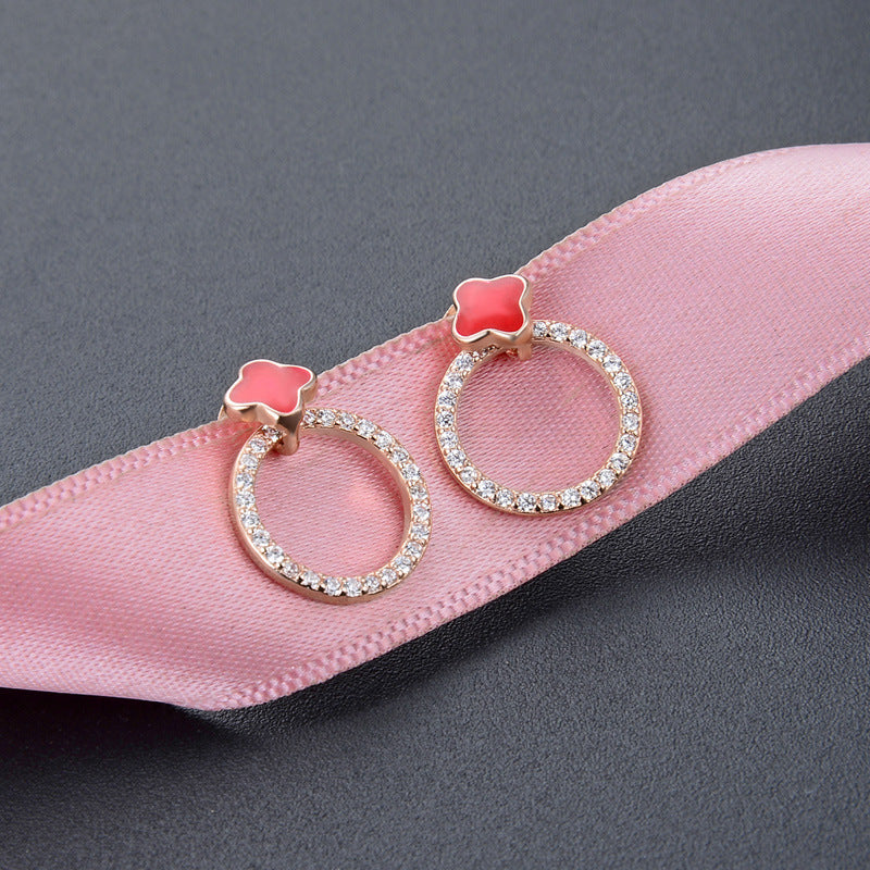 925 Sterling Silver Diamond Stud Earrings - 1.4g Minimalist Everyday Earrings with Plastic Backs