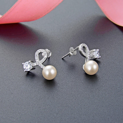 925 Sterling Silver Diamond Stud Earrings - 3.1g Minimalist Everyday Earrings with Plastic Backs