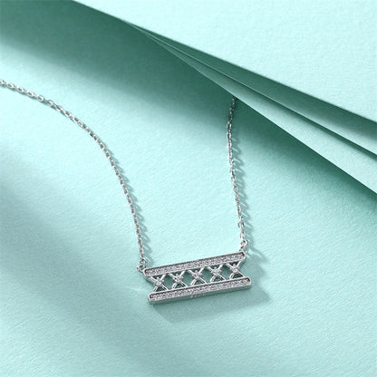 925 Sterling Silver Dreamcatcher Crown Pendant Necklace - Bohemian Elegance Collarbone Chain