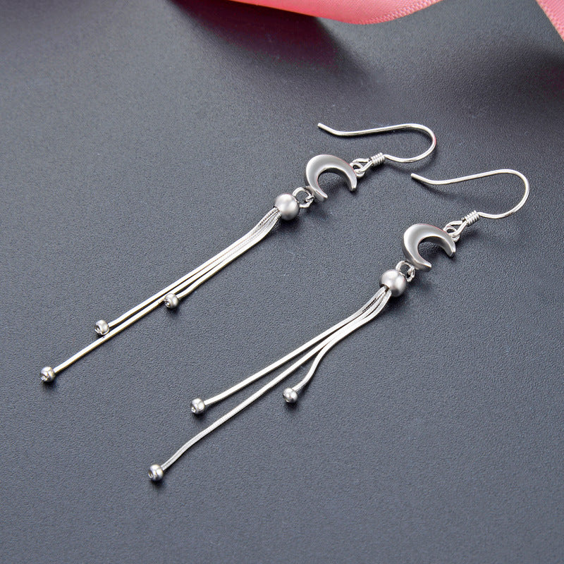 925 Sterling Silver Elegant Hoop Earrings - 2.7g Classic Office Lady Style for Professional Women