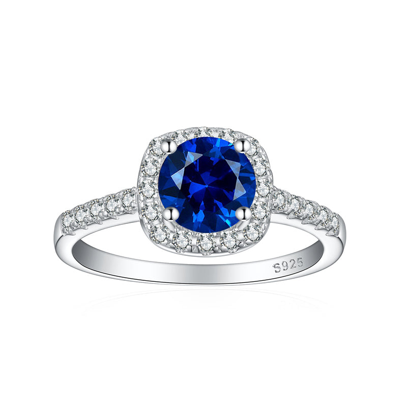 925 Sterling Silver Gemstone Ring Collection – Opal, Emerald, Ruby & Sapphire Statement Jewelry