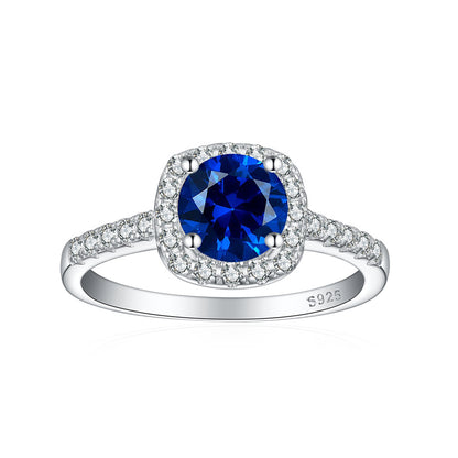 925 Sterling Silver Gemstone Ring Collection – Opal, Emerald, Ruby & Sapphire Statement Jewelry