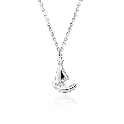 925 Sterling Silver Geometric Couple Pendant Necklace Set Original Design Circle & Triangle Cross Chain Unisex Jewelry