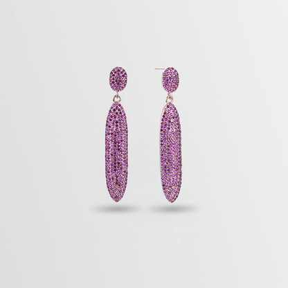 925 Sterling Silver Geometric Drop Earrings - Korean Style Minimalist Dangle Earrings for Women