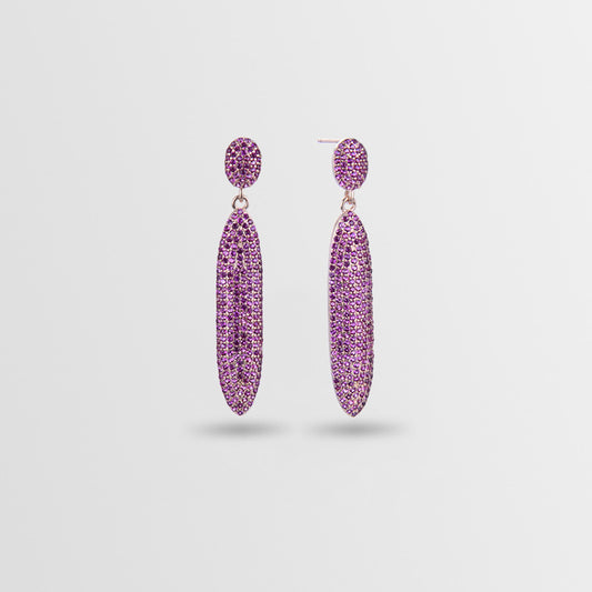 925 Sterling Silver Geometric Drop Earrings - Korean Style Minimalist Dangle Earrings for Women