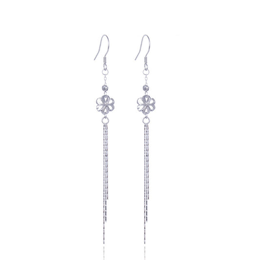 925 Sterling Silver Hexagon Hook Earrings - 2.8g Sweet Geometric Earrings for Women