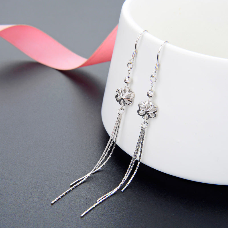 925 Sterling Silver Hexagon Hook Earrings - 2.8g Sweet Geometric Earrings for Women