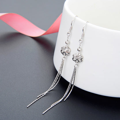 925 Sterling Silver Hexagon Hook Earrings - 2.8g Sweet Geometric Earrings for Women