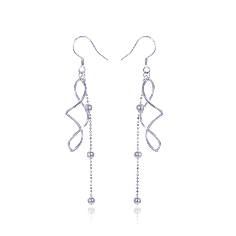 925 Sterling Silver Light Luxury Hook Earrings - 2.5g Minimalist Dangle Earrings for Women