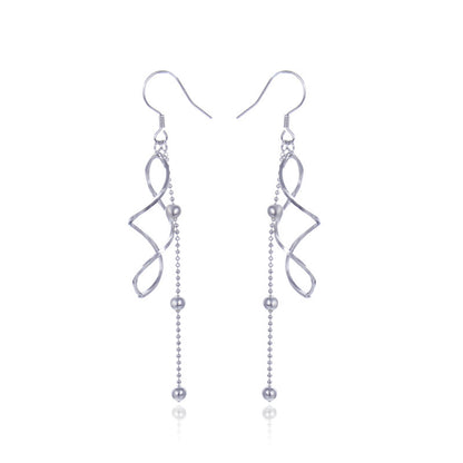 925 Sterling Silver Light Luxury Hook Earrings - 2.5g Minimalist Dangle Earrings for Women