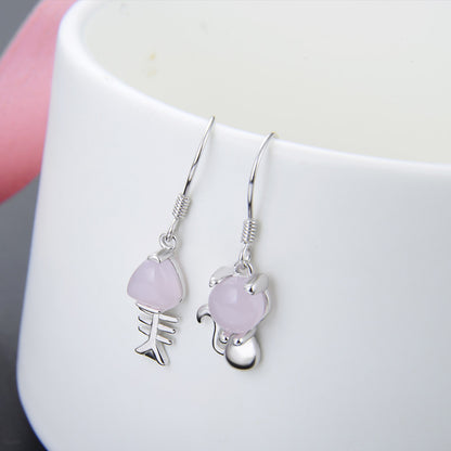 925 Sterling Silver Persimmon Hoop Earrings - 1.7g Sporty Chic Fruit Motif Earrings for Women