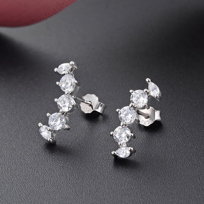925 Sterling Silver Plated Cactus Stud Earrings - 1.5g Instagrammable Botanical Earrings with Plastic Backs