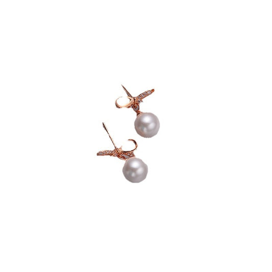 925 Sterling Silver Plated Geometric Stud Earrings - Korean Style Minimalist Earrings