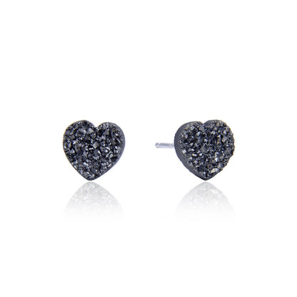 925 Sterling Silver Polished Tree Motif Stud Earrings - 0.5g Light Luxury Botanical Earrings with Plastic Backs