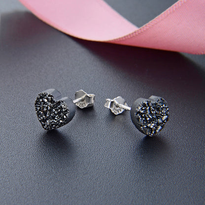925 Sterling Silver Polished Tree Motif Stud Earrings - 0.5g Light Luxury Botanical Earrings with Plastic Backs