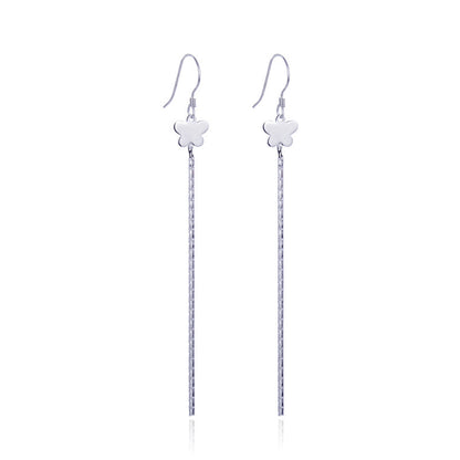 925 Sterling Silver Ruyi Symbol Earrings - 1.5g Minimalist Chinese Style Earrings for Women, Natural & Elegant
