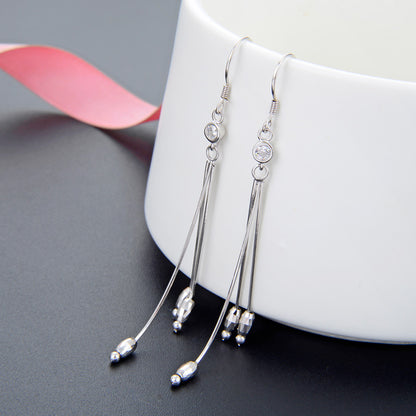 925 Sterling Silver Shell Earrings - 2.6g Ethnic Style Hoop Earrings with Natural Seashell Accents
