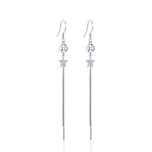 925 Sterling Silver Swastika Hoop Earrings - 1.6g Buddhist Inspired Ethnic Earrings for Women