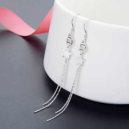 925 Sterling Silver Swastika Hoop Earrings - 1.6g Buddhist Inspired Ethnic Earrings for Women