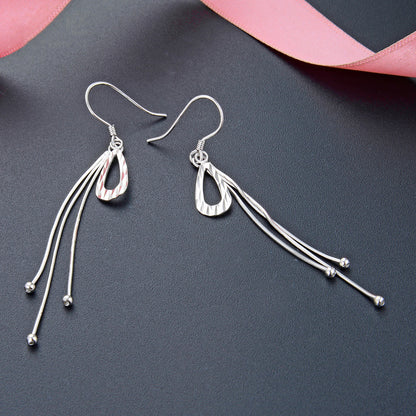 925 Sterling Silver Swastika Hoop Earrings - 1.8g Buddhist Inspired Ethnic Earrings for Women