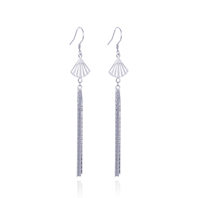 925 Sterling Silver Tulip Hoop Earrings - 2.3g Minimalist Floral Earrings for Women