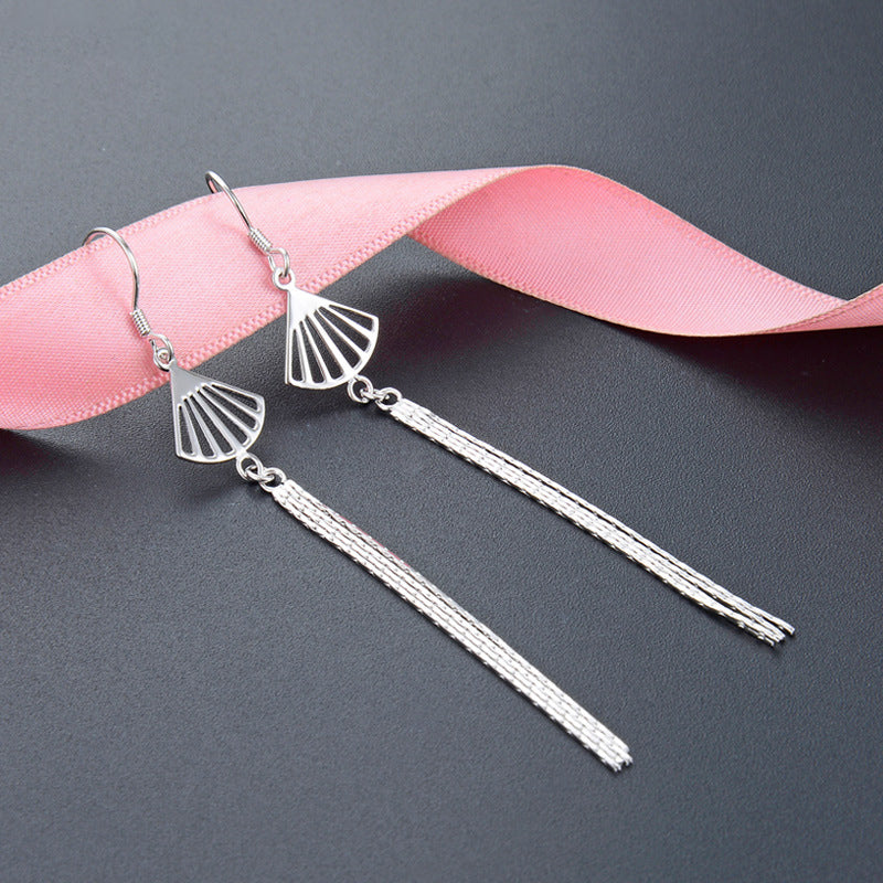 925 Sterling Silver Tulip Hoop Earrings - 2.3g Minimalist Floral Earrings for Women