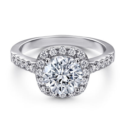 925 Sterling Silver Wedding Band Collection – Elegant Zircon Eternity Rings