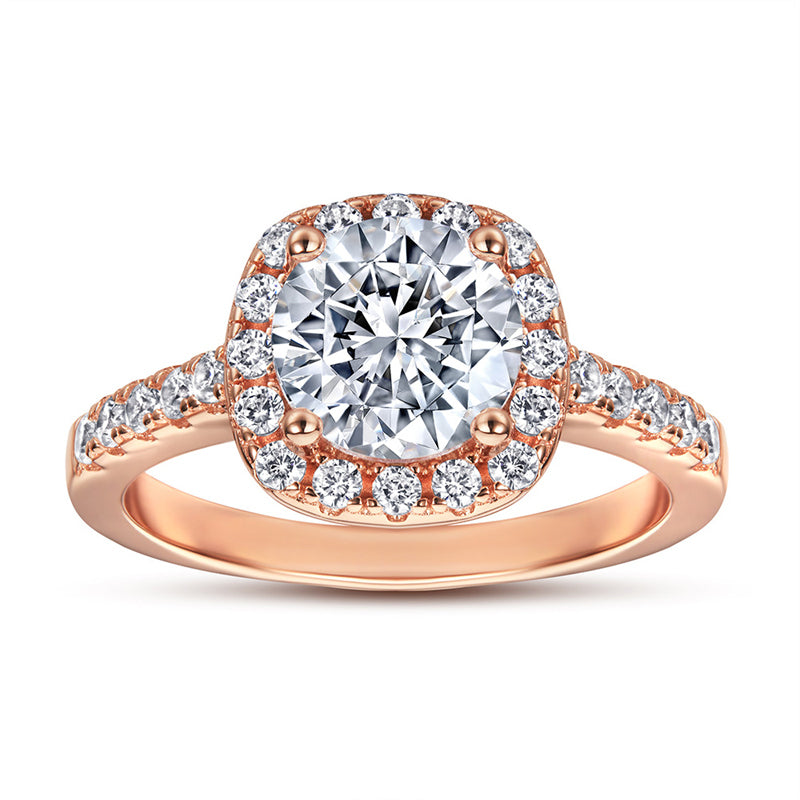 925 Sterling Silver Wedding Band Collection – Elegant Zircon Eternity Rings