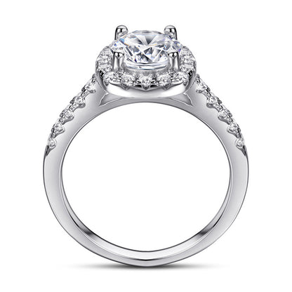 925 Sterling Silver Wedding Band Collection – Elegant Zircon Eternity Rings
