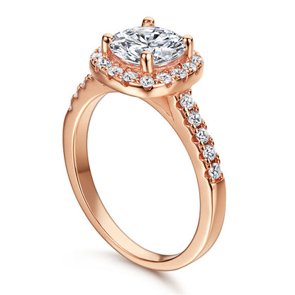 925 Sterling Silver Wedding Band Collection – Elegant Zircon Eternity Rings