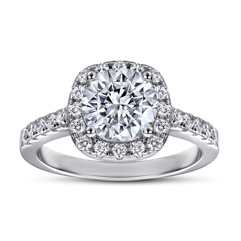 925 Sterling Silver Wedding Band Collection – Elegant Zircon Eternity Rings