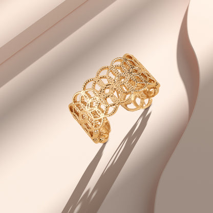 Chic Rose Gold Fashion Ring