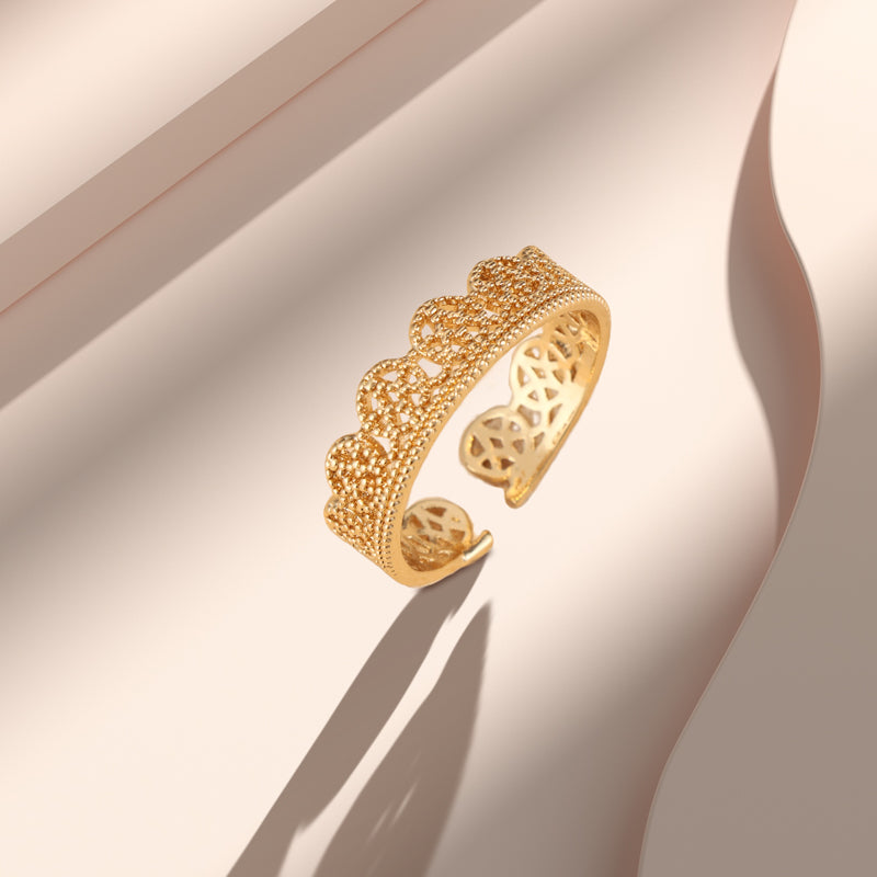 Women's Rose Gold Statement Ring