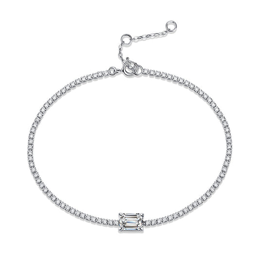Aurora Geometric Silver Bracelet for Women 925 Sterling Silver Perfect Travel Souvenir