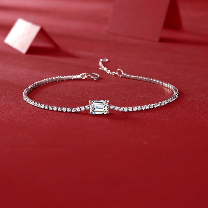 Aurora Geometric Silver Bracelet for Women 925 Sterling Silver Perfect Travel Souvenir