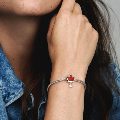 Canada Red Maple Leaf Charm