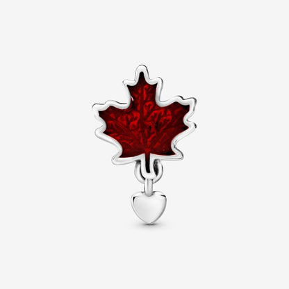 Canada Red Maple Leaf Charm