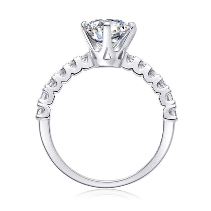 Chic Geometric Moissanite Band for Everyday Elegance