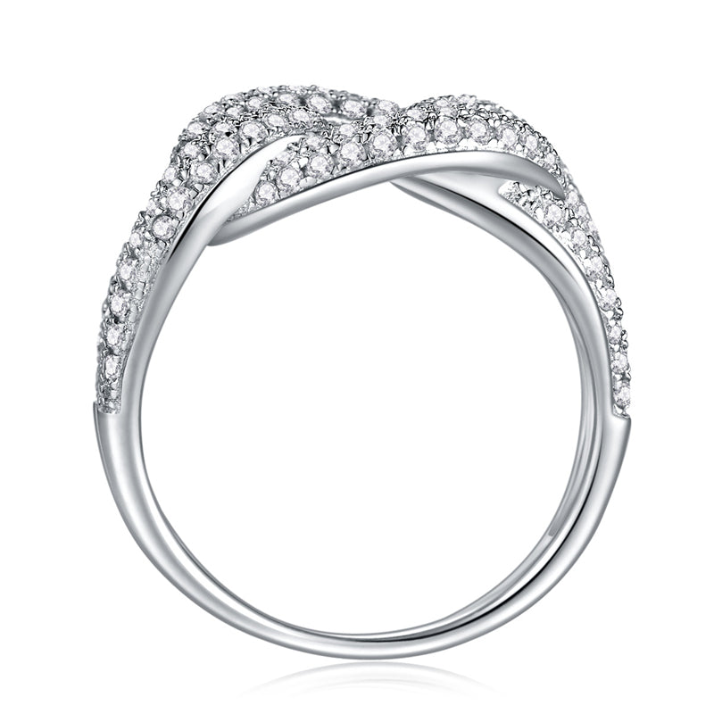 Chic Geometric Moissanite Band for Everyday Elegance