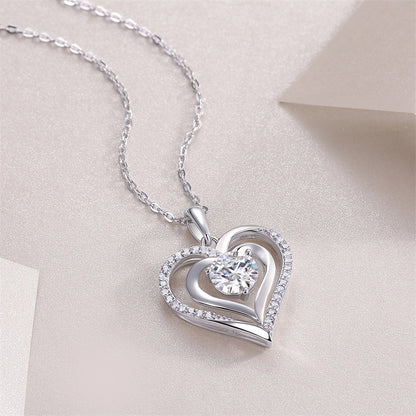 Chic Heart Pendant Necklace for Stylish Women