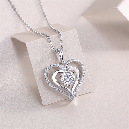 Chic Heart Pendant Necklace for Stylish Women
